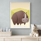 Dikke dieren neushoorn - Safari / jungle dieren