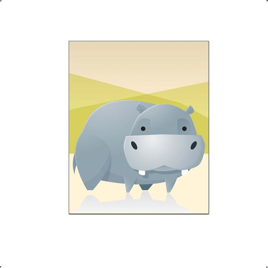 Dikke dieren nijlpaard - Safari / jungle dieren