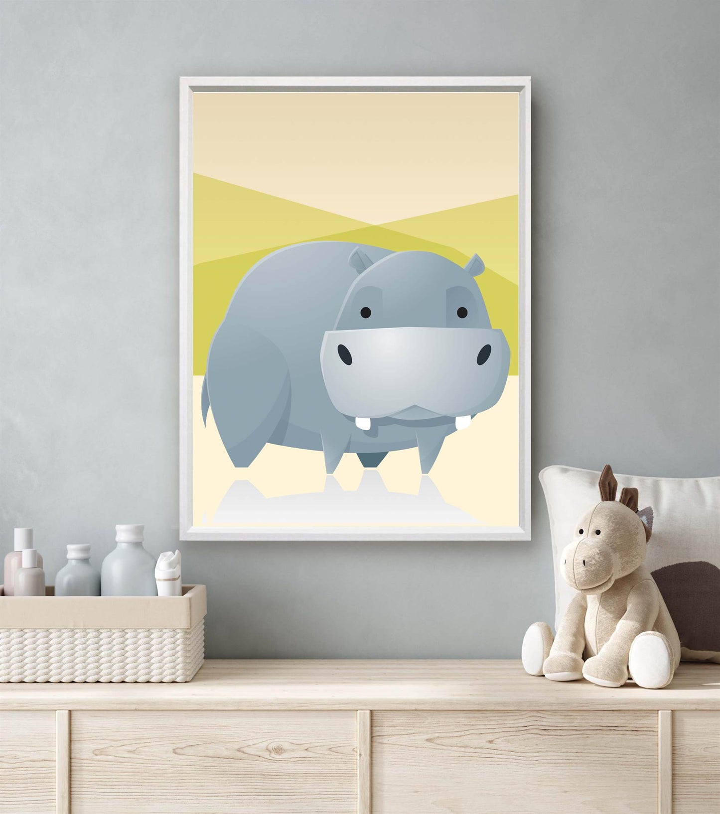 Dikke dieren nijlpaard - Safari / jungle dieren