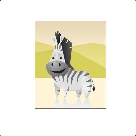 Dikke dieren zebra - Safari / jungle dieren