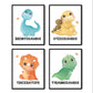 Cute dino brontosaurus met naam - Dinosaurussen