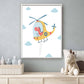 Dinosaurus in een helicopter - Dino in de lucht