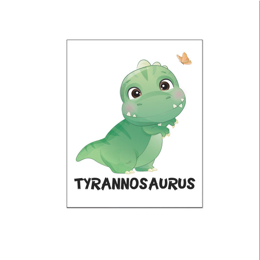 Cute dino tyrannosaurus rex TREX  met naam - Dinosaurussen