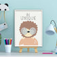 Dieren egel be unique - Dieren met motivatie tekst