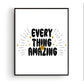 Everything amazing - Teksten / Motivatie