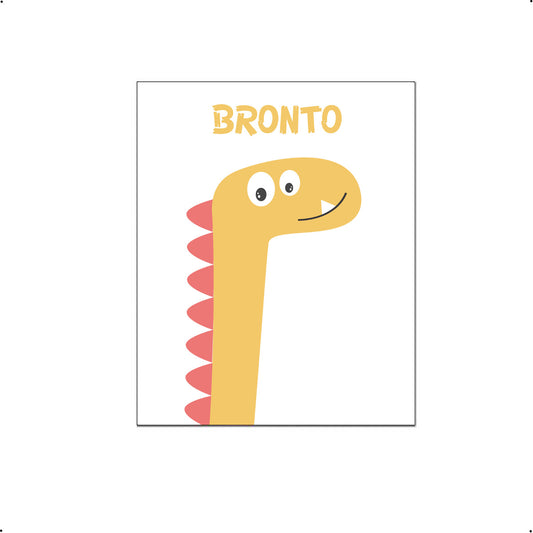 Getekende dino brontosaurus - Dinosaurussen