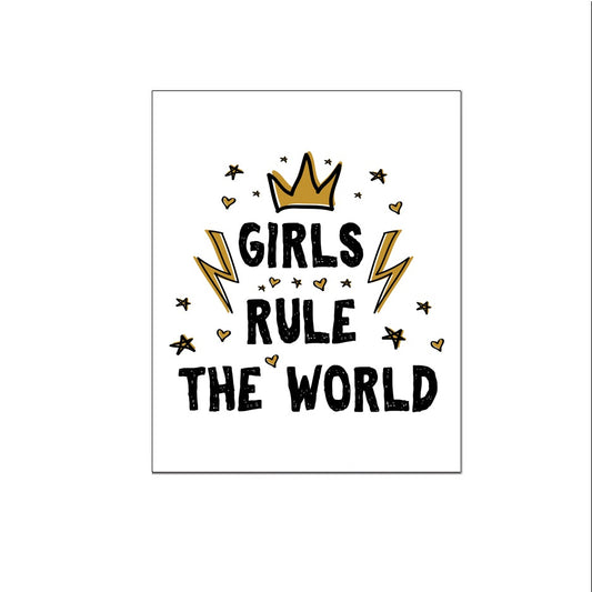 Girls rule the world - Goud - Teksten / Motivatie