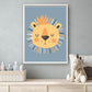 Leeuw de koning blauw - Dieren de koning