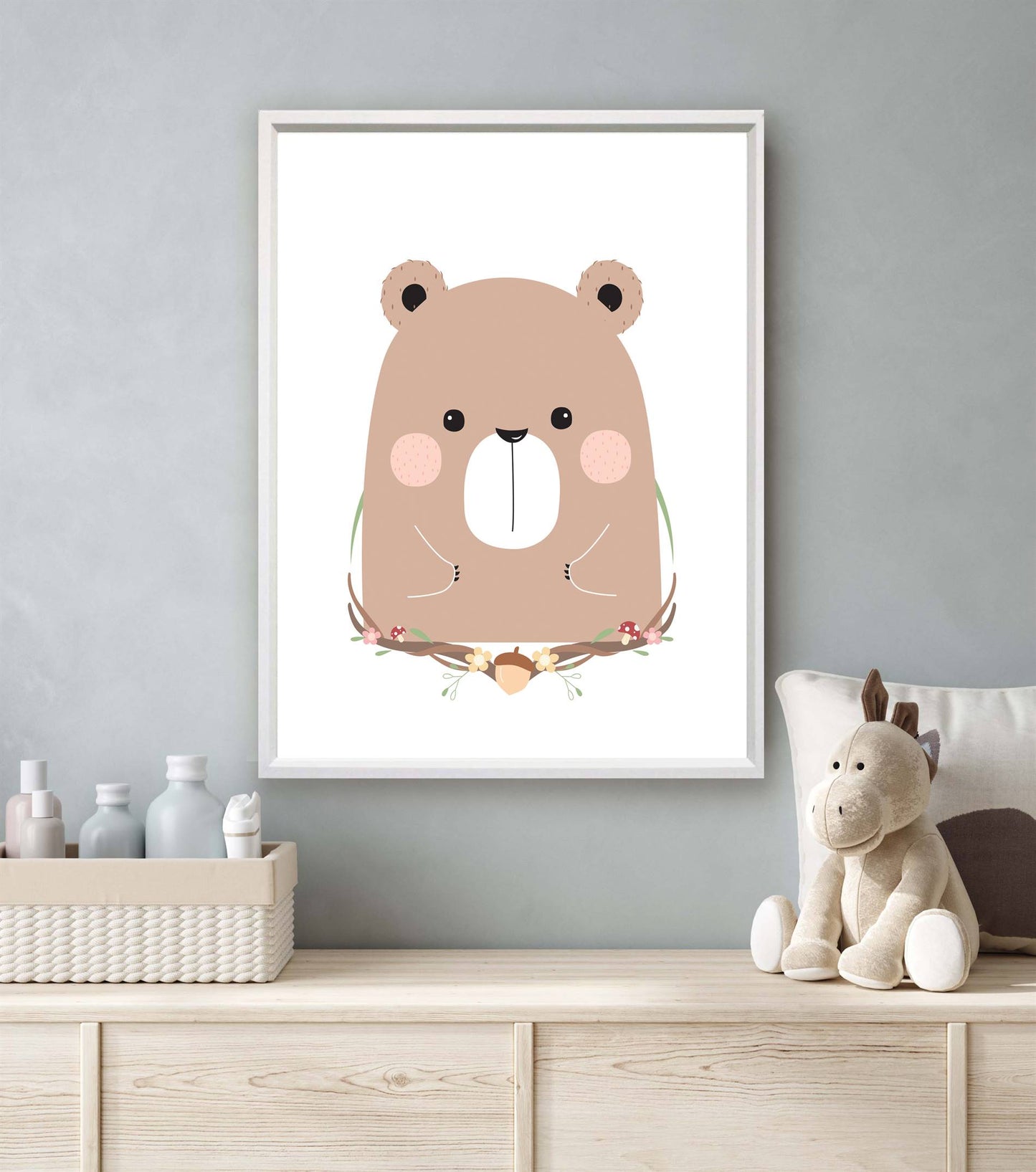 Lieve beer met krans - Lieve bos dieren