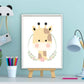 Lieve giraf met krans - Lieve jungle dieren