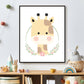 Lieve giraf met krans - Lieve jungle dieren