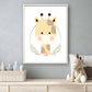 Lieve giraf met krans - Lieve jungle dieren