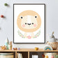 Lieve leeuw met krans - Lieve jungle dieren
