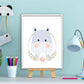 Lieve nijlpaard met krans - Lieve jungle dieren