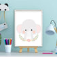 Lieve olifant met krans - Lieve jungle dieren