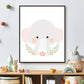 Lieve olifant met krans - Lieve jungle dieren