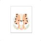 Lieve tijger met krans - Lieve jungle dieren