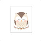 Lieve uil met krans - Lieve bos dieren