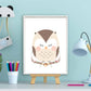 Lieve uil met krans - Lieve bos dieren