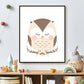 Lieve uil met krans - Lieve bos dieren