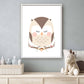 Lieve uil met krans - Lieve bos dieren