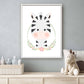 Lieve zebra met krans - Lieve jungle dieren