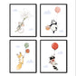 Muisje met paardenbloem - Dieren met ballonnen