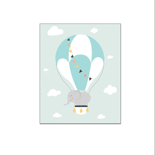 Olifant in een luchtballon - Dieren in luchtballon