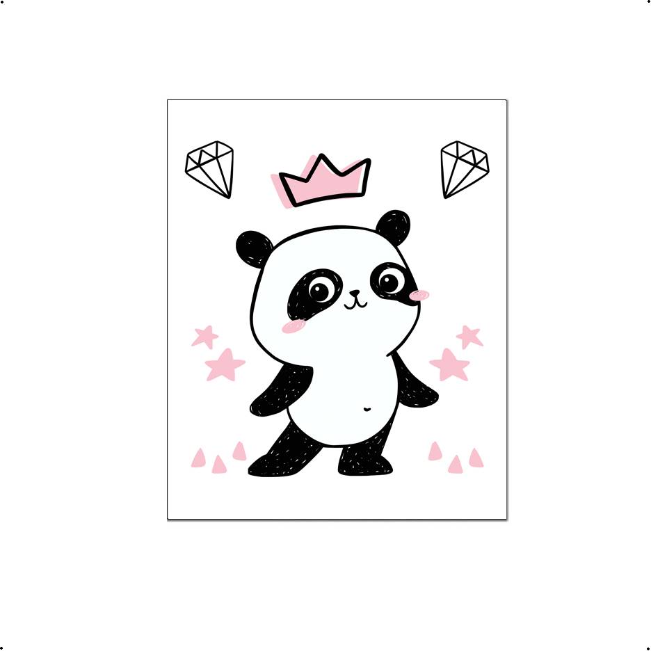 Panda de superster roze - Dieren