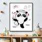 Panda met headset roze - Dieren