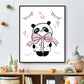 Panda kadotje geven roze - Dieren