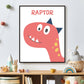 Getekende dino raptor - Dinosaurussen