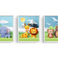 Dieren van papier aapje en beer rechts - Dieren