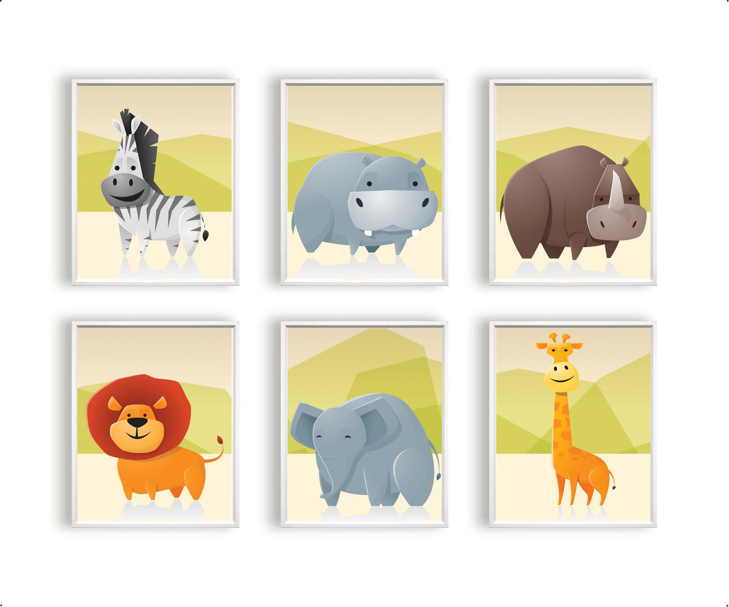 Dikke dieren neushoorn - Safari / jungle dieren