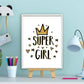 Super girl met kroon - Goud - Teksten / Motivatie