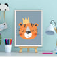 Tijger de koning blauw - Dieren de koning