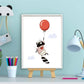 Wasbeer met ballon en hartje - Dieren met ballonnen