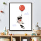 Wasbeer met ballon en hartje - Dieren met ballonnen