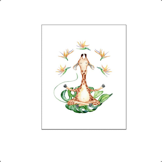 Yoga giraf - Yoga dieren namaste