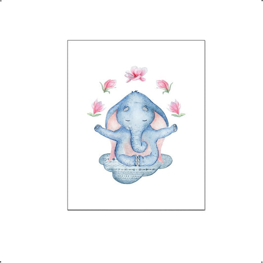 Yoga olifant - Yoga dieren namaste
