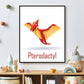 Lieve dino pterodactyl met naam - Dinosaurussen