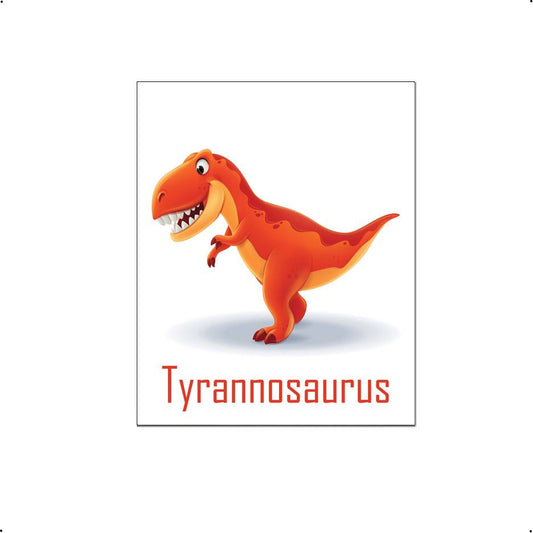 Lieve dino tyrannosaurus rex TREX  met naam - Dinosaurussen